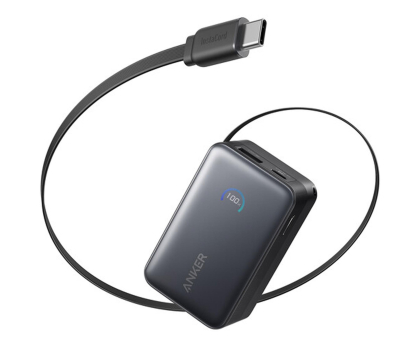 Powerbank Anker Nano PowerBank 10000mAh 45W Built-In Retractable USB-C Cable
